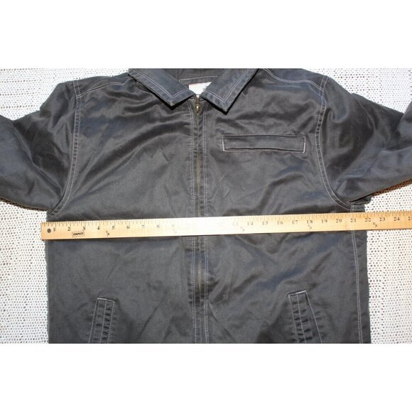 Legendary Whitetails Men's Bomber Wax Jacket size MD Hunting Outdoor Pockets zip - Picture 3 of 9